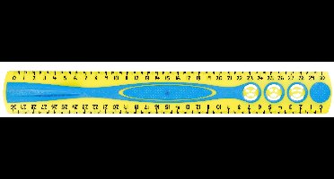 Liniaal maped kidy'grip 30cm assorti | 10 stuks
