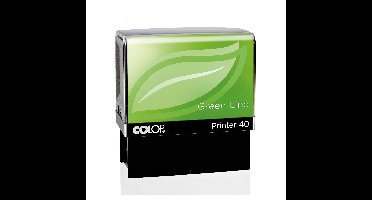 Tekststempel colop printer 40 green line