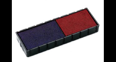 Stempelkussen Colop E/12/2 blauw en rood