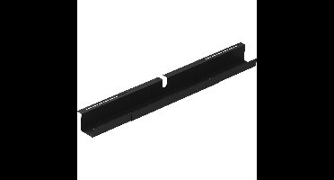 Kabelgoot verstelbaar, 790 - 1500 mm, zwart
