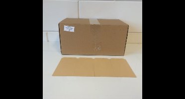 Manilla-labels 80x160 mm / nr. 10 1000st