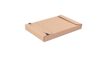 Brievenbusdoos 350x250x28mm E golf Bruin 25 stuks