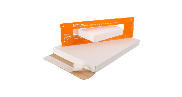 SendProof® Brievenbusdoos | A4 | golfkarton | 350x250x28mm | wit | 25 stuks