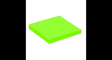 Memoblok quantore 76x76mm neon groen | 6 stuks