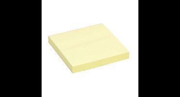 Memoblok Quantore 76x76mm geel 100 vel