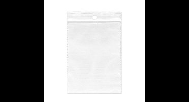 gripsealzakjes, ft 300 x 400 mm, 50 micron, met ophanggat, doos van 1000 stuks