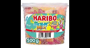Haribo snoepgoed Zure mix, emmer van 500 g