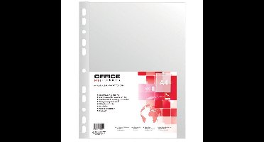 OFFICE products showtas, gekorreld, A4, 45 micron, pak van 100 stuks