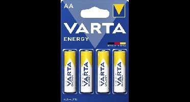 Batterij varta energy 4x aa | 20 stuks