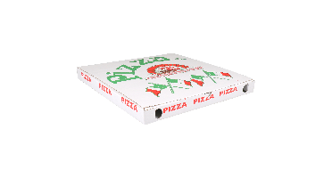 Pizzadoos | golfkarton | 30x30x3cm | vegetale | wit | 200 stuks
