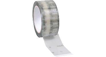 Dozensluittape | Hotmelt | Gerecycled PET | 50mm | 100m | transparant | 6 stuks
