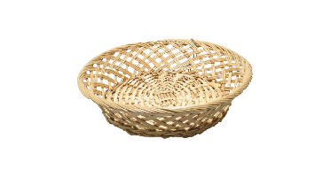Mand | riet | Ø33cm | 8cm | rond | naturel | 1 stuks
