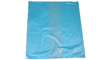Zak | Kratzak | HDPE | 580/ 2x220x630mm | 20my | blauw | 800 stuks