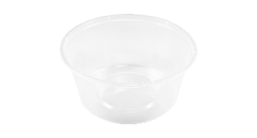 Bak | PP | 350ml | Ø119mm | kunststof cup | 52mm | transparant | 500 stuks