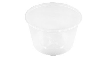 Bak | PP | 520ml | Ø119mm | kunststof cup | 74.5mm | transparant | 500 stuks