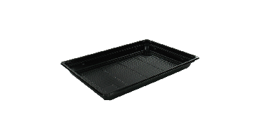 Bak | Gerecycled PET | sushitray | 212x143x22mm | zwart | 500 stuks