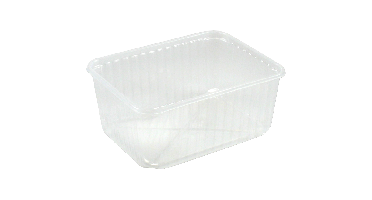 Bak | PP | 1500ml | kilobak | 180x135x82mm | transparant | 400 stuks