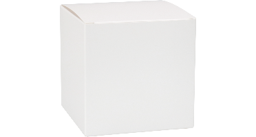 Geschenkdoos | karton | 10x10x10cm | wit | 400 stuks