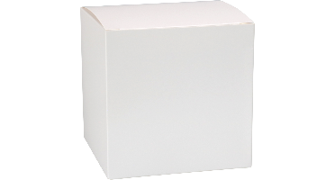 Geschenkdoos | karton | 12x12x12cm | wit | 400 stuks