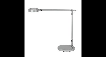 Bureaulamp maul grace led voet dimbaar zilver