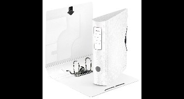 Ordner leitz wow active 180° 80mm pp a4 wit | 5 stuks