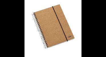 Notitieboek kraft line a5 140blz spiraal lijn | 2 stuks