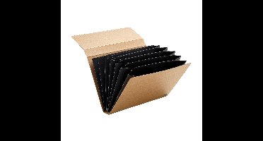 Projectmap kraft line a4 7 vakken br