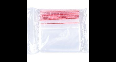 OFFICE products gripsealzakje, transparant, pak van 100 stuks, 120 x 180 mm