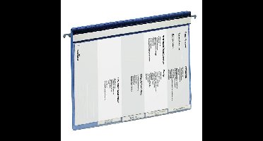 Personeelsmap durable 5 vakken hangrail blauw | 5 stuks