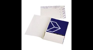 Binnenmap Djois A4 1 klep 180gr ivoor | 25 stuks