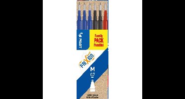 Pilot vulling voor Frixion Ball en Frixion Ball Clicker, etui met 6 stuks in klassieke kleuren