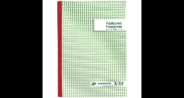 Exacompta factuurboek, ft 21 x 29,7 cm, tweetalig, tripli (50 x 3 vel)