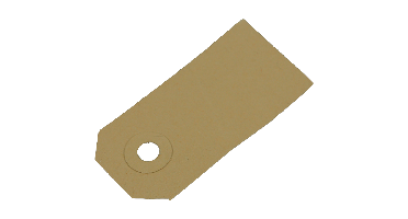 SendProof® Prijskaart | Papier | 100x51mm | bruin | 1000 stuks