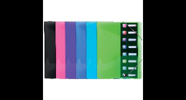 Exacompta Iderama sorteermap, uit PP, met 8 vakken, geassorteerde kleuren