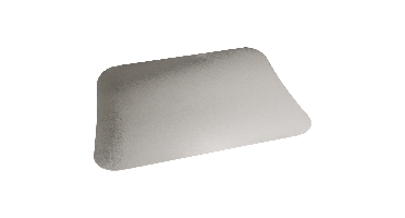 Deksel | aluminium bak | Karton + PET | rechthoekig | 254x184x | 800 stuks