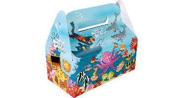 Kidsbox | Onderwaterwereld | karton | 120x95mm | 50 stuks