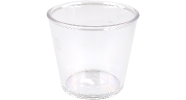 Ornamin | Beker | SAN | reusable | onbreekbaar | 250ml | glashelder | 10 stuks