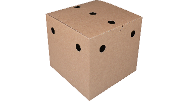 Bak | Karton | fritesbox | 150x150x140mm | bruin | 250 stuks
