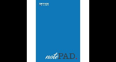 OFFICE products schrijfblok, 60 g, A4, geruit 5 mm, blok van 100 vel