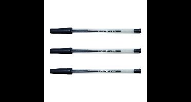 Balpen quantore stick zwart | 50 stuks