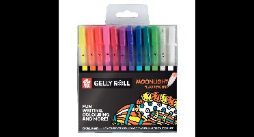 Gelschrijver sakura gelly roll moonlight fluor | 6 stuks