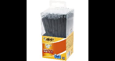 Balpen bic m10 tubo 50 m zwart