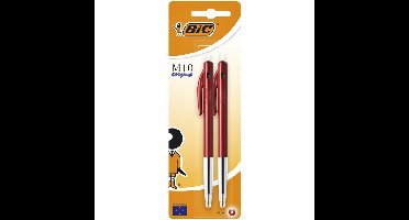 Balpen bic m10 m rood | 20 stuks