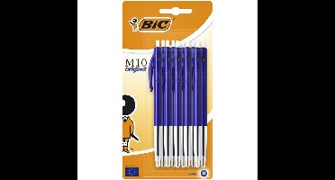 Balpen bic m10 m blauw | 20 stuks