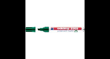 Viltstift edding 3300 schuin 1-5mm groen | 10 stuks