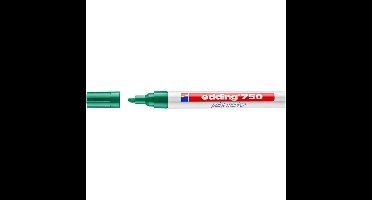 Paintmarker edding 750 oliebasis 2-4mm groen | 10 stuks