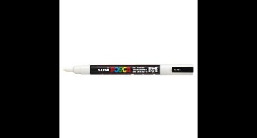 Paintmarker uni posca pc3m f wit | 6 stuks
