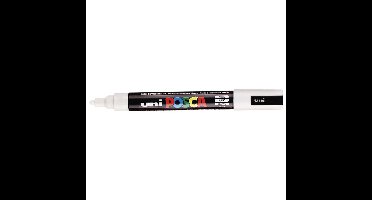 Paintmarker uni posca pc5m m wit | 6 stuks