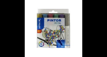 Verfstift pilot pintor metallic m assorti