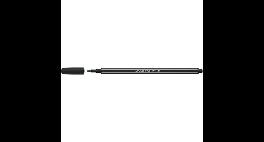 Viltstift stabilo pen 68/46 m zwart | 10 stuks